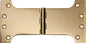 Hinge Parliament Polished Brass H100xW200xT4mm