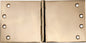 Hinge Broad Butt Polished Brass H100xW200xT4mm