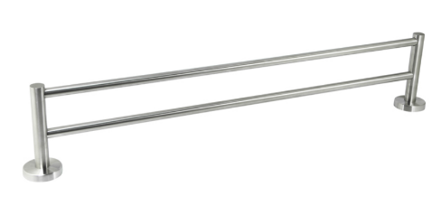 Jaeco Bresia 600mm Double Towel Rail 304SS Satin Stainless Steel