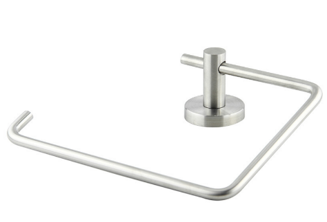 Jaeco Brescia Hand Towel Ring 304SS Satin Stainless Steel