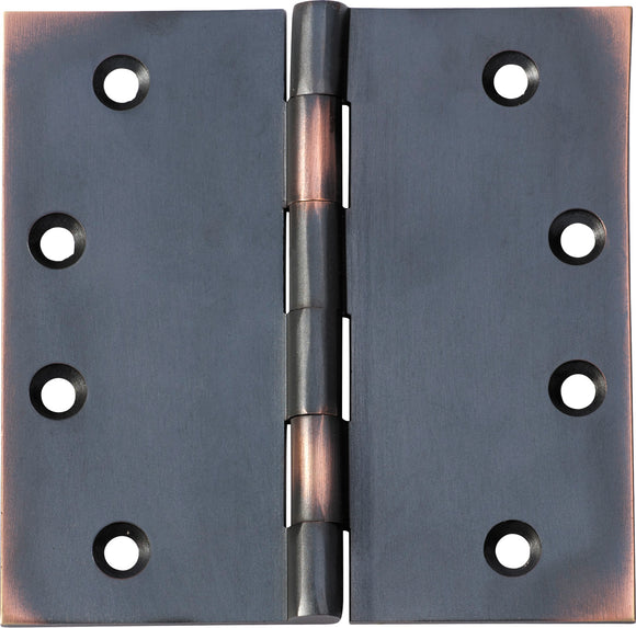 Hinge Fixed Pin Antique Copper H100xW100xT3mm