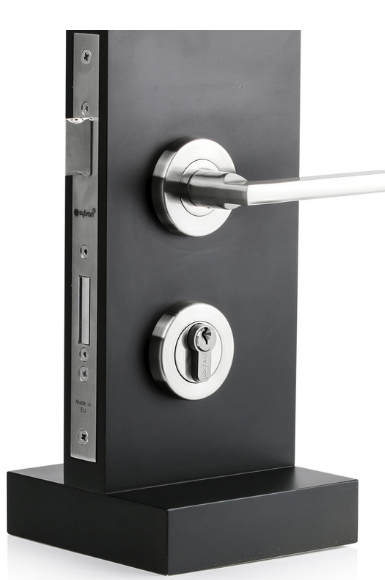 Sylvan Asti Entrance Kit ( Handle, Lock, Cylinder, Escutcheon ) Satin Nickel finish