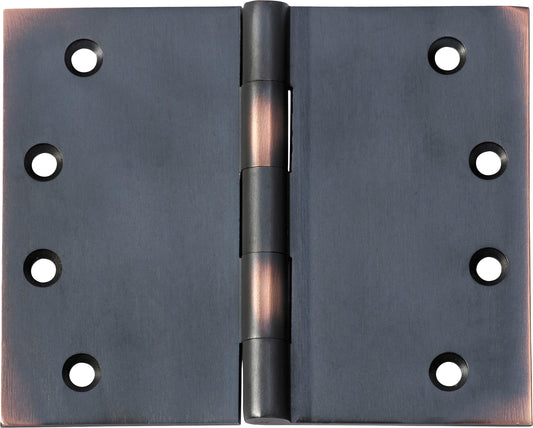 Hinge Broad Butt Antique Copper H100xW125xT4mm