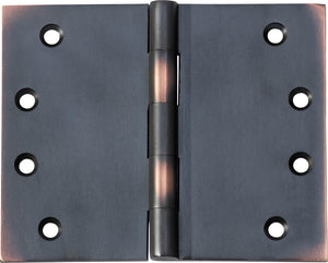 Hinge Broad Butt Antique Copper H100xW125xT4mm