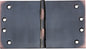 Hinge Broad Butt Antique Copper H100xW175xT4mm