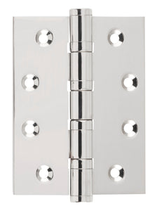 Hinge Ball Bearing Polished Nickel H100xW75xT3mm
