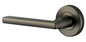 Sylvan Asti Privacy & Wardrobe Lever Handle Set Satin Nickel and Graphite Finish