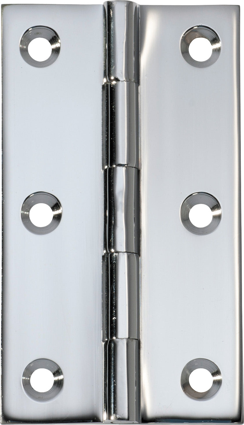 Hinge Fixed Pin Chrome Plated H89xW50xT2.5mm