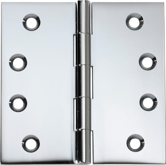 Hinge Fixed Pin Chrome Plated H100xW100xT3mm