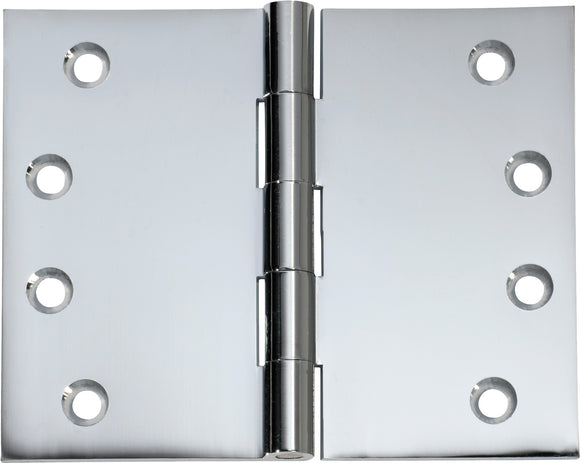Hinge Broad Butt Chrome Plated H100xW125xT4mm