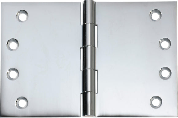 Hinge Broad Butt Chrome Plated H100xW150xT4mm