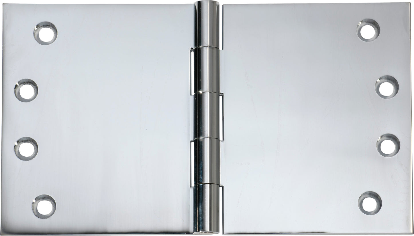 Hinge Broad Butt Chrome Plated H100xW175xT4mm