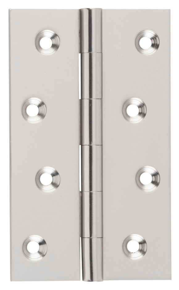 Hinge Fixed Pin Satin Nickel H100xW60xT2.5mm
