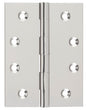 Hinge Fixed Pin Satin Nickel H100xW75xT3mm