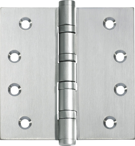 Hinge Ball Bearing Satin Chrome H100xW100xT3mm