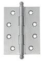 Hinge Loose Pin Satin Chrome H100xW75xT3mm