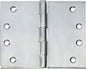 Hinge Broad Butt Satin Chrome H100xW125xT4mm