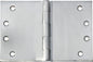 Hinge Broad Butt Satin Chrome H100xW150xT4mm