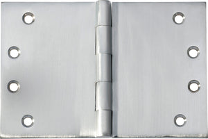 Hinge Broad Butt Satin Chrome H100xW150xT4mm