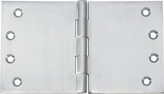 Hinge Broad Butt Satin Chrome H100xW175xT4mm