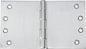 Hinge Broad Butt Satin Chrome H100xW175xT4mm
