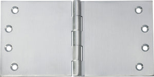 Hinge Broad Butt Satin Chrome H100xW200xT4mm