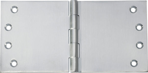 Hinge Broad Butt Satin Chrome H100xW200xT4mm