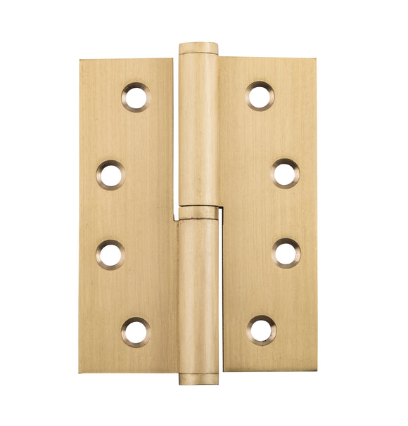 Hinge Lift Off Right Hand Satin Brass H100xW75xT2.5mm