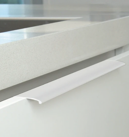 Mardeco 4021 Estrada Kitchen Cabinet Handle Finish White - Overall Sizes Available In 4 Sizes : 60mm ,120mm ,240mm ,400mm