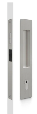 Mardeco 8104 M Series Flush Pull Euro Lock Set - Available In 7 Colours : Black ,Bronze ,Brushed Nickel ,Brushed Satin Chrome ,Polished Chrome ,Satin Brass ,Satin Chrome