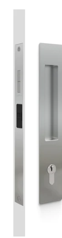 Mardeco 8104 M Series Flush Pull Euro Lock Set - Available In 7 Colours : Black ,Bronze ,Brushed Nickel ,Brushed Satin Chrome ,Polished Chrome ,Satin Brass ,Satin Chrome