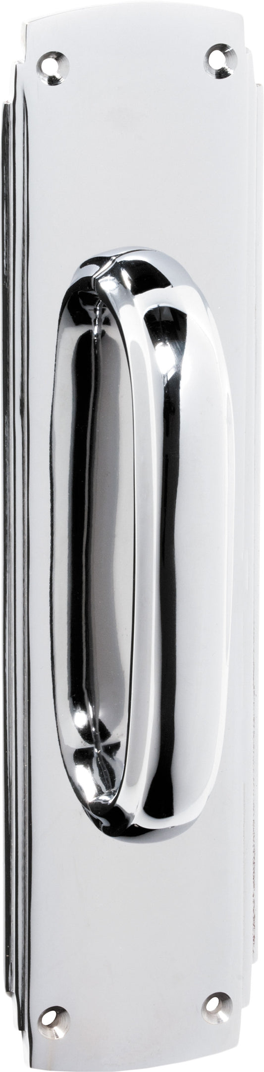 Pull Handle Art Deco Chrome Plated H240xW60mm