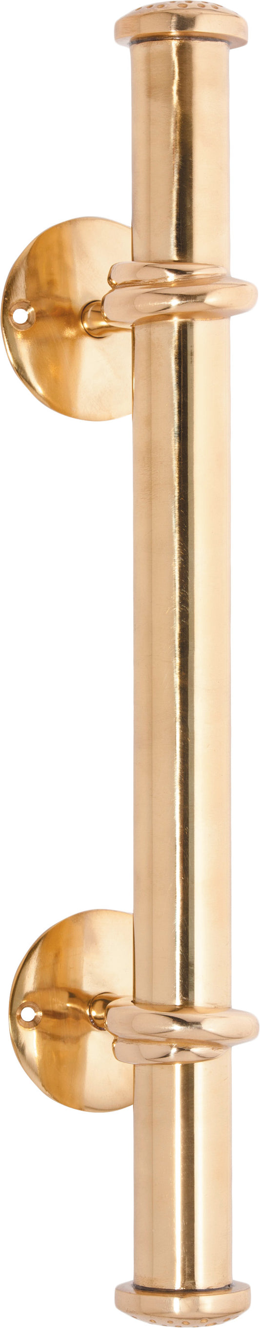 Pull Handle Bar Polished Brass H420xP92mm
