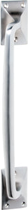Pull Handle Classic Offset Satin Chrome H305xW42xP60mm