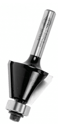 T-CUT  CHAMFERING ROUTER BIT AVAILABLE IN 4 SIZES  : 25.4mm ,28.6mm,35.0mm ,40.0mm ( 1/4" Shank )
