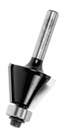T-CUT  CHAMFERING ROUTER BIT AVAILABLE IN 4 SIZES  : 25.4mm ,28.6mm,35.0mm ,40.0mm ( 1/4" Shank )
