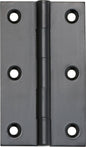 Hinge Fixed Pin Matt Black H89xW50xT2.5mm
