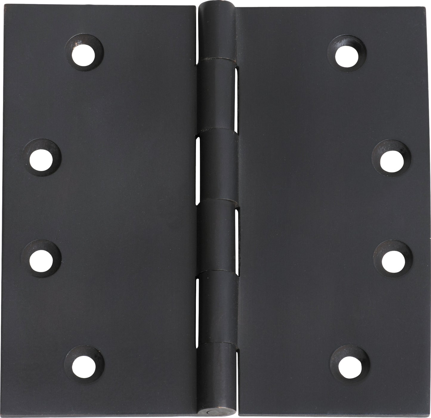 Hinge Fixed Pin Matt Black H100xW100xT3mm
