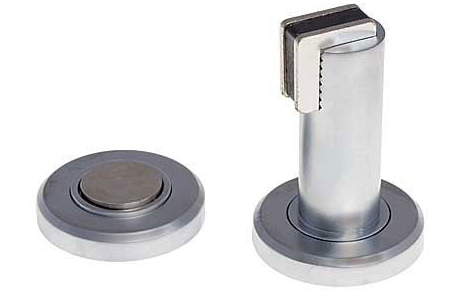 Jaeco Wall / Floor Mounted Door Stop Brushed Stainless Steel