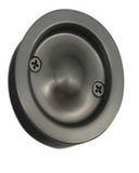 MILES NELSON CAVITY DOOR SLIDER DUMMY ROUND VISUAL PACK  IN 3 COLOURS : BLACK ,SATIN CHROME ,SATIN GRAPHITE FINISH