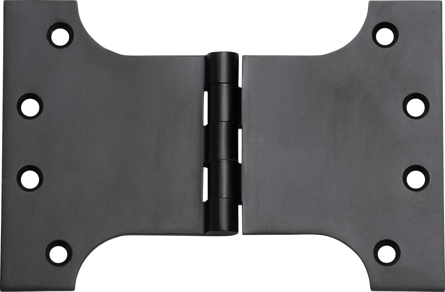 Hinge Parliament Matt Black H100xW150xT4mm