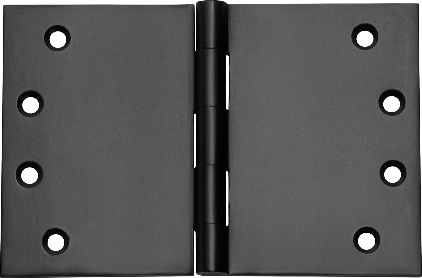 Hinge Broad Butt Matt Black H100xW150xT4mm