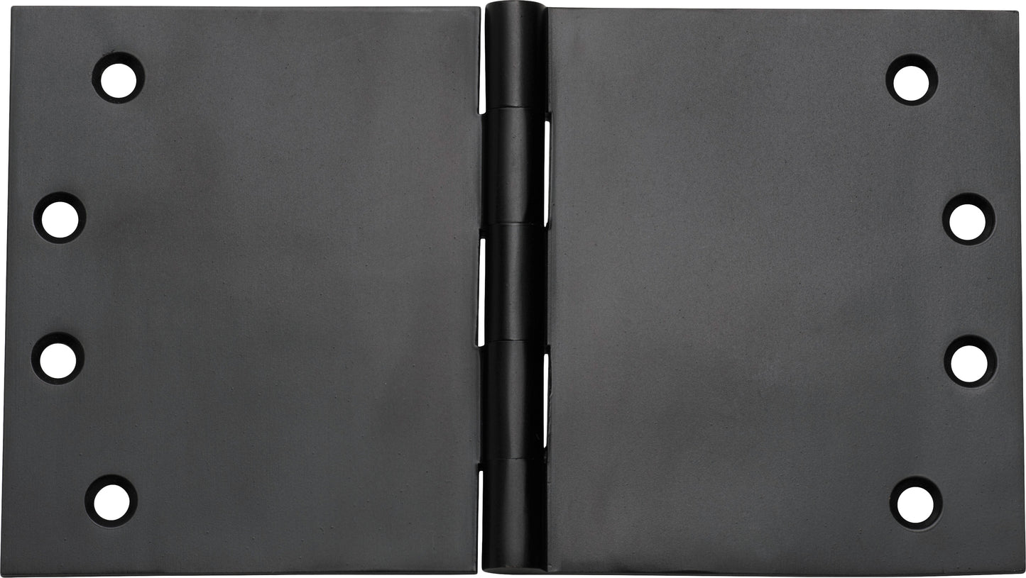 Hinge Broad Butt Matt Black H100xW175xT4mm
