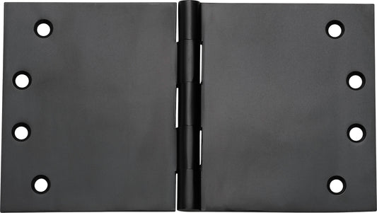 Hinge Broad Butt Matt Black H100xW175xT4mm