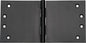 Hinge Broad Butt Matt Black H100xW200xT4mm