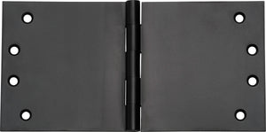 Hinge Broad Butt Matt Black H100xW200xT4mm