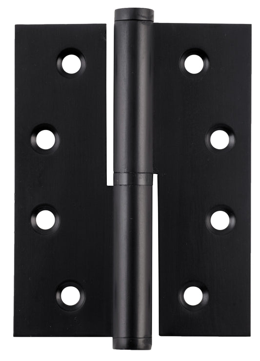 Hinge Lift Off Right Hand Matt Black H100xW75xT2.5mm