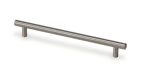 ELITE BAR HANDLE BRUSHED NICKEL HOLE CENTRE AVAILABLE IN 6 SIZES : 96MM ,128MM ,160MM ,192MM ,288MM ,448MM