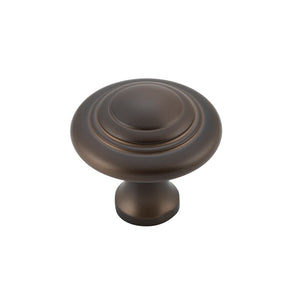 Cupboard Knob Domed Antique Brass D32xP29mm