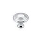 Cupboard Knob Domed Chrome Plated D25xP24mm